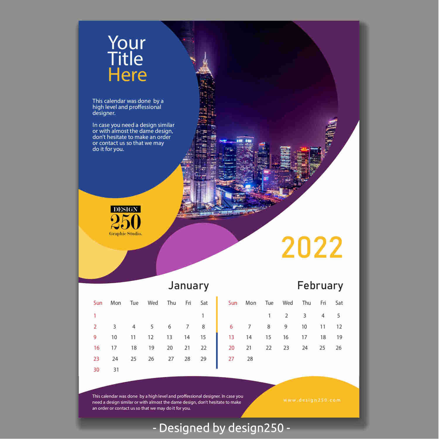 2022 - Calendar